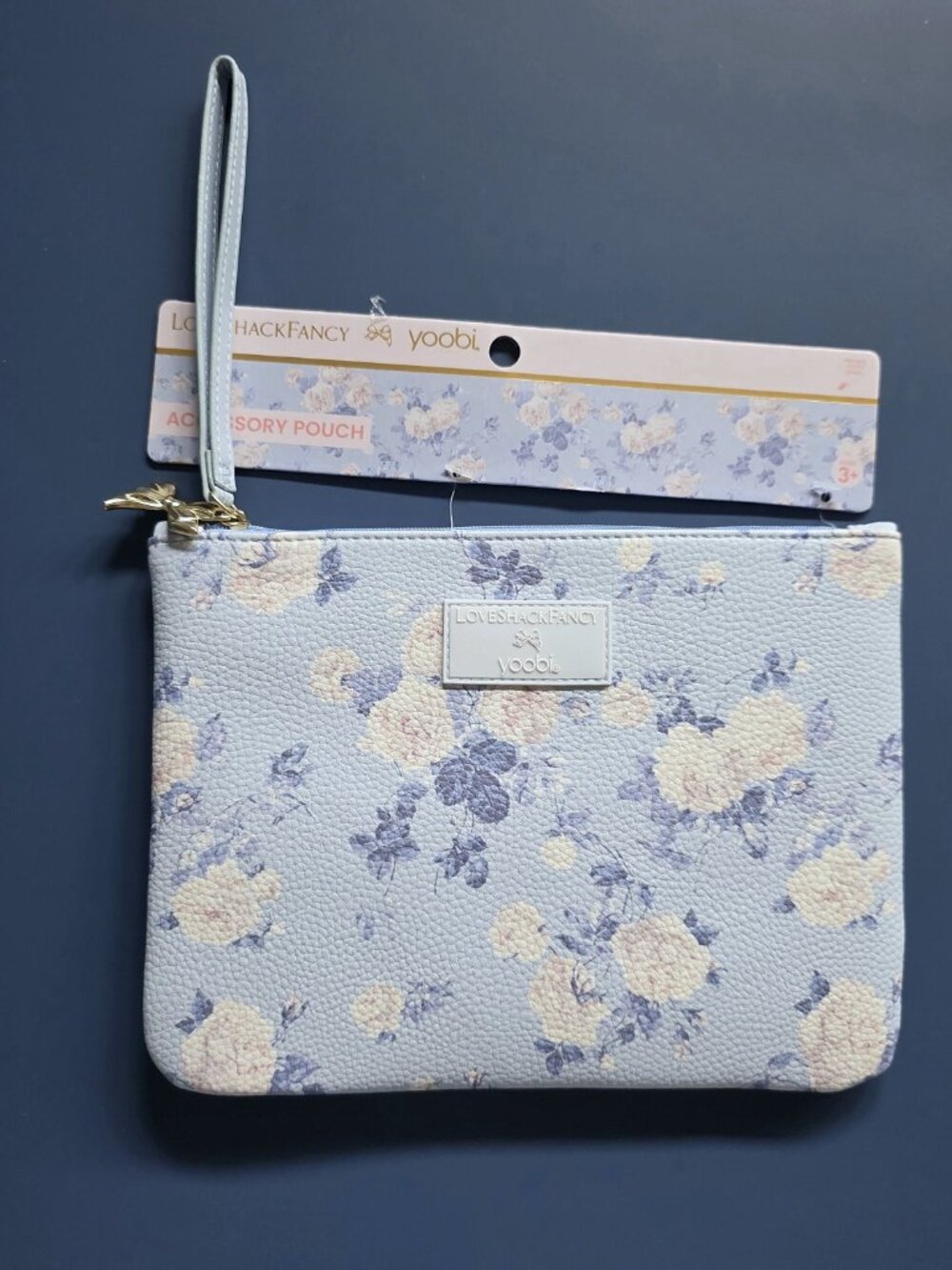 LoveShackFancy x Target Yoobi Laptop Sleeve binder blue Everblooming bundle - Picture 4 of 8
